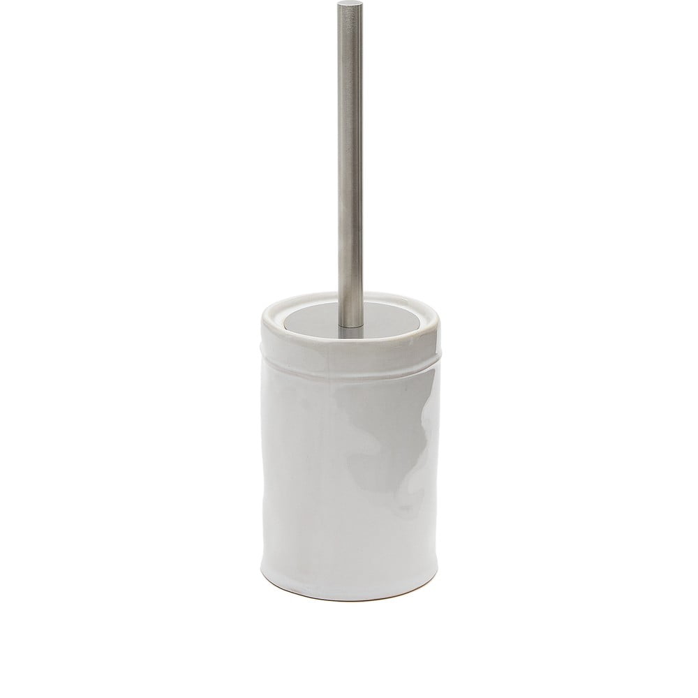 Krémová keramická WC kefa Savel – Kave Home