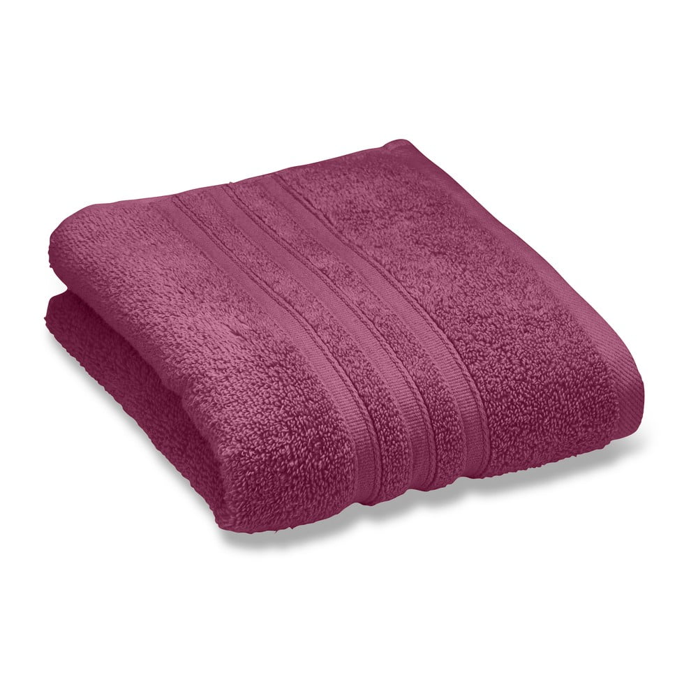 Tmavoružový froté bavlnený uterák 50x85 cm Zero Twist – Catherine Lansfield