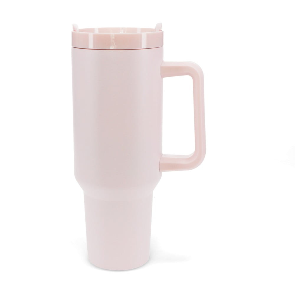 Svetloružová termoska 1