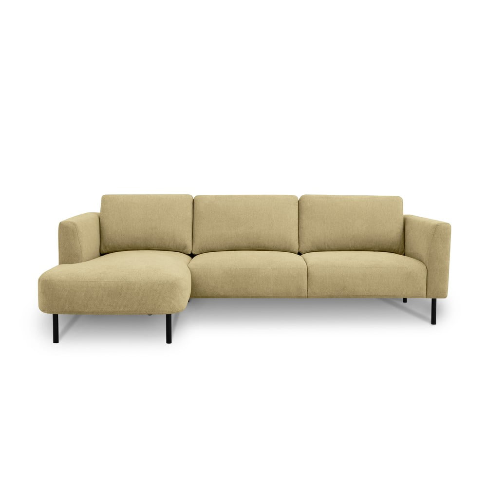 Okrovožltá rohová pohovka (ľavý roh) Hero – Scandic