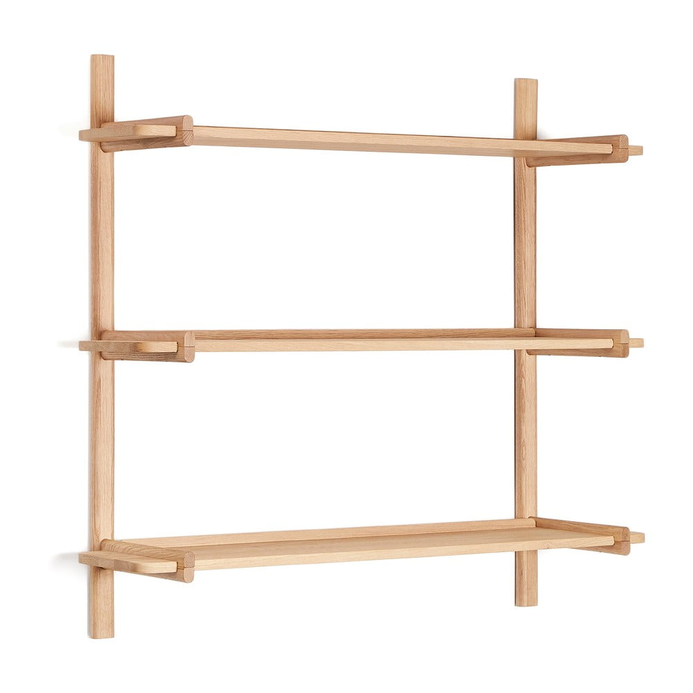 Modulárny policový systém z dubového dreva v prírodnej farbe 110x98 cm Sitra – Kave Home