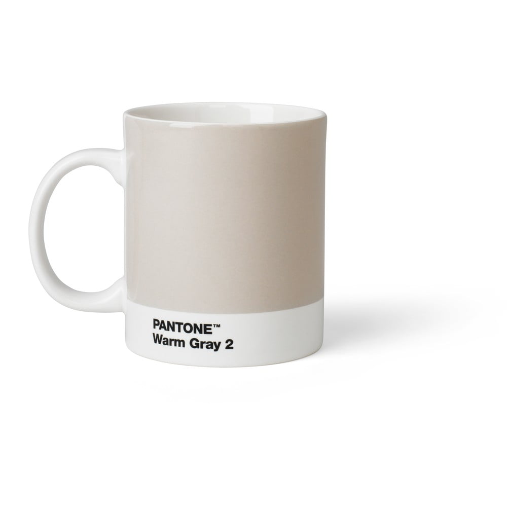 Sivý keramický hrnček 375 ml Warm Gray 2 – Pantone