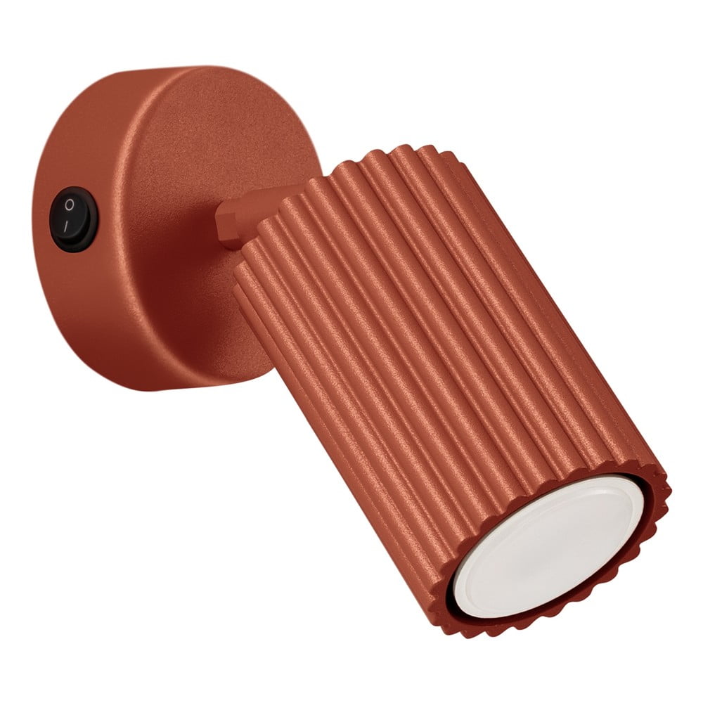 Bodové svietidlo v tehlovej farbe 8x16 cm Gleam – Sollux