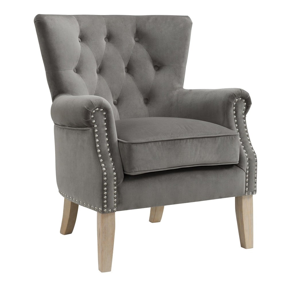 Sivé kreslo Dorel – Støraa