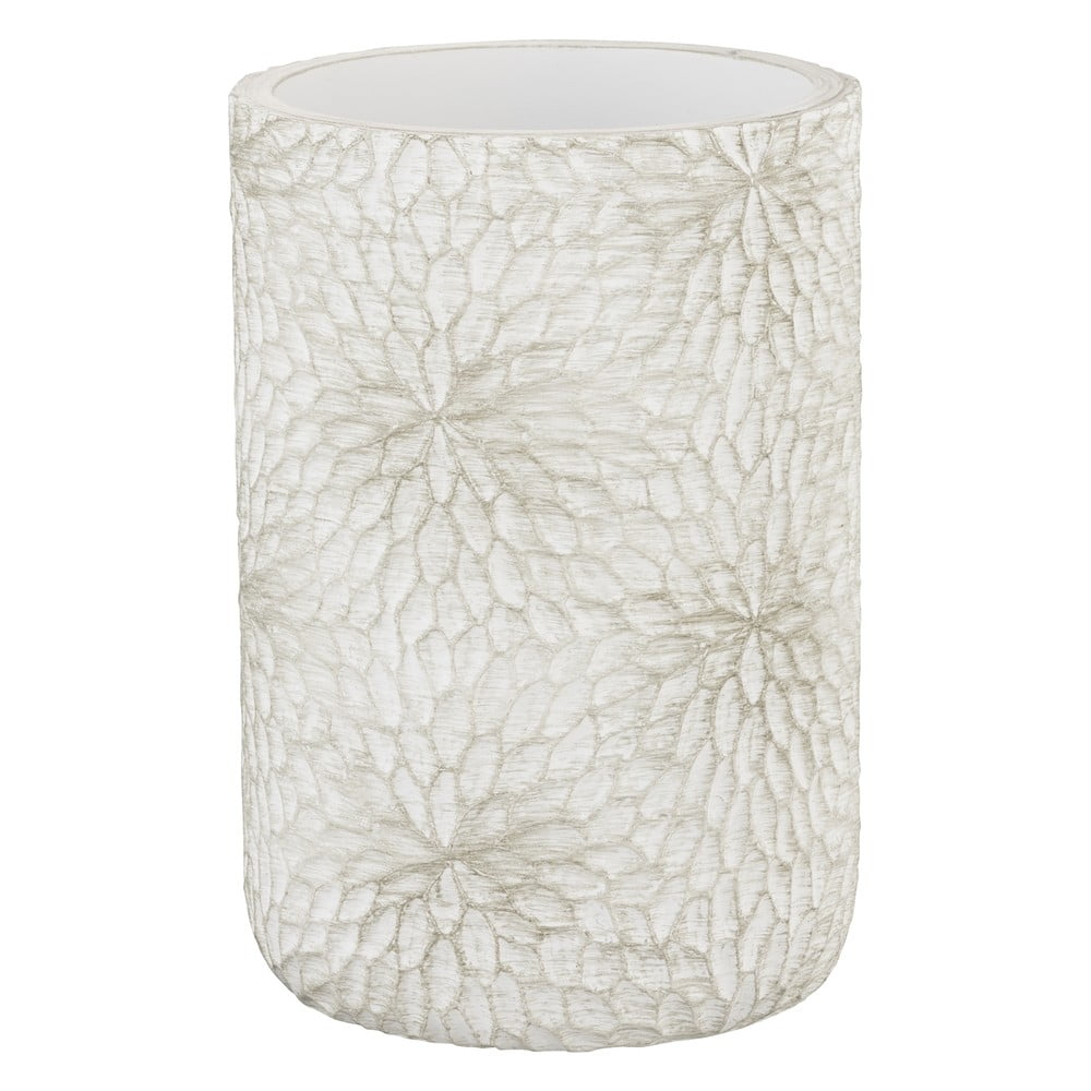 Biely/v zlatej farbe téglik na zubné kefky z polyresínu Montalfano – Wenko