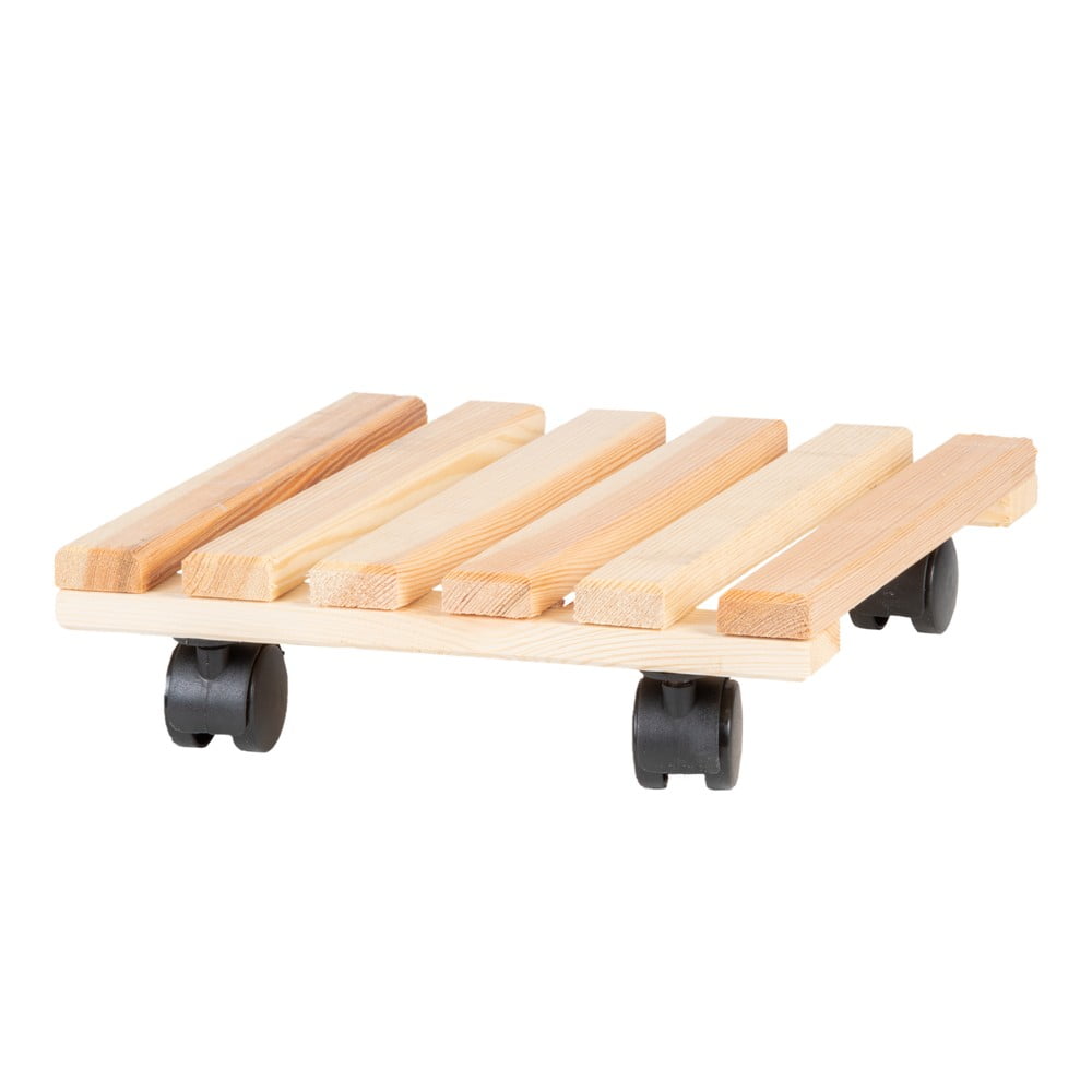 Drevený pojazdný podstavec pod kvetináč (výška  8 cm) Indoor & Outdoor – Esschert Design