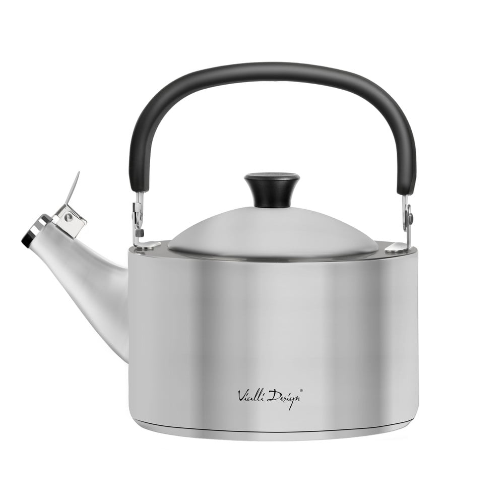 Matná antikoro varná kanvica s piestom Vialli Design Diamante