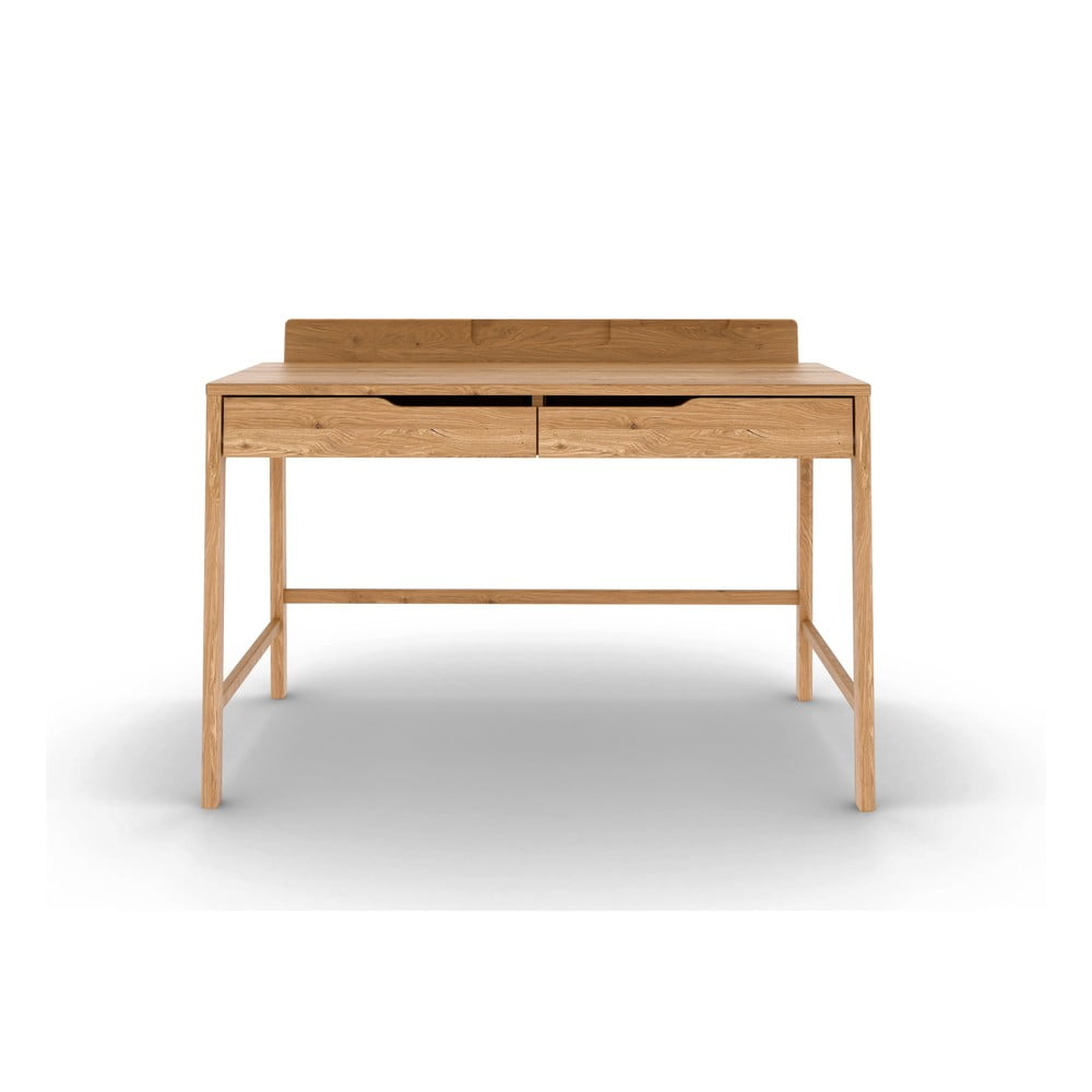 Pracovný stôl z dubového dreva 65x120 cm Twig – The Beds