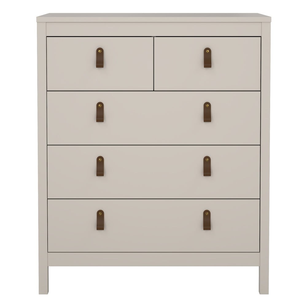 Sivobéžová komoda 82x99x38 cm Madrid – Tvilum