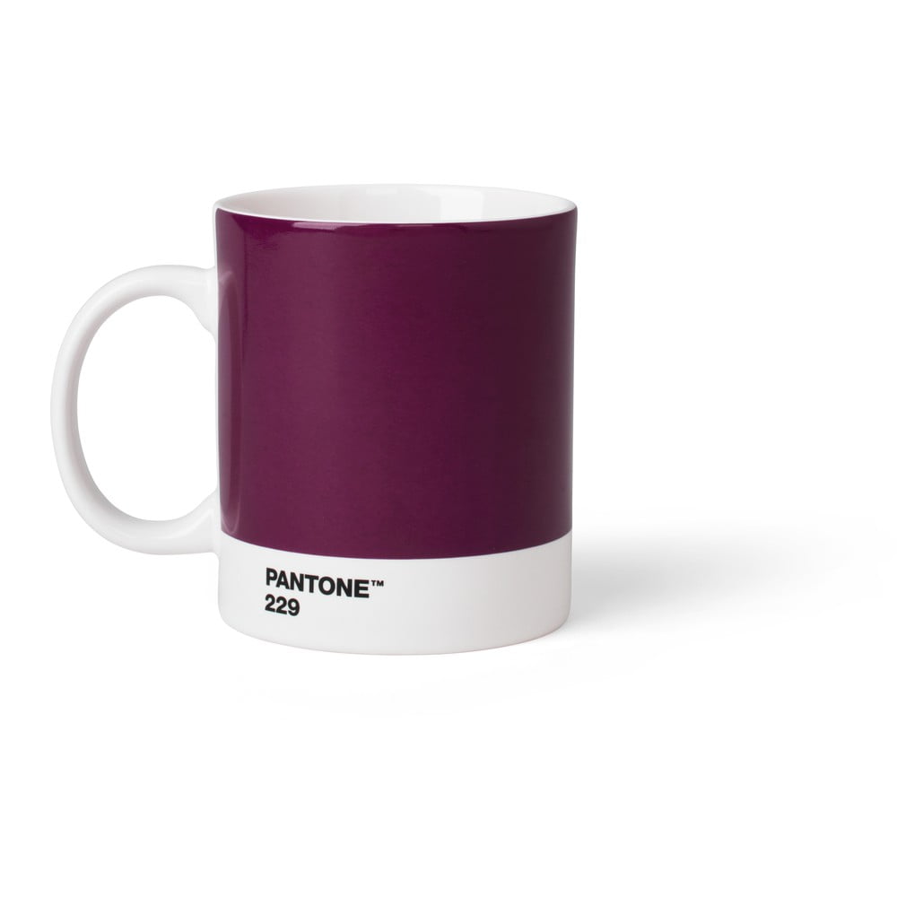 Tmavofialový keramický hrnček 375 ml Aubergine 229 – Pantone