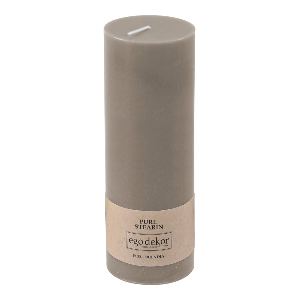 Béžovohnedá sviečka Eco candles by Ego dekor Friendly