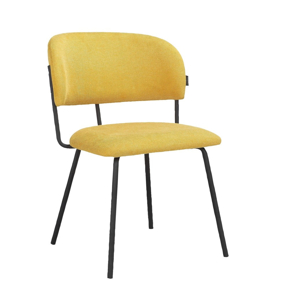 Žlté jedálenské stoličky v súprave 2 ks Claudia – Støraa