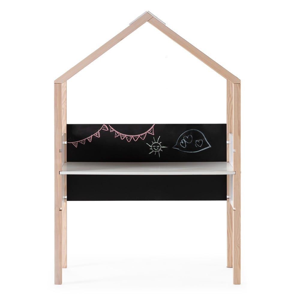 Detský písací stôl z borovicového dreva 40x100 cm Roxana – Marckeric