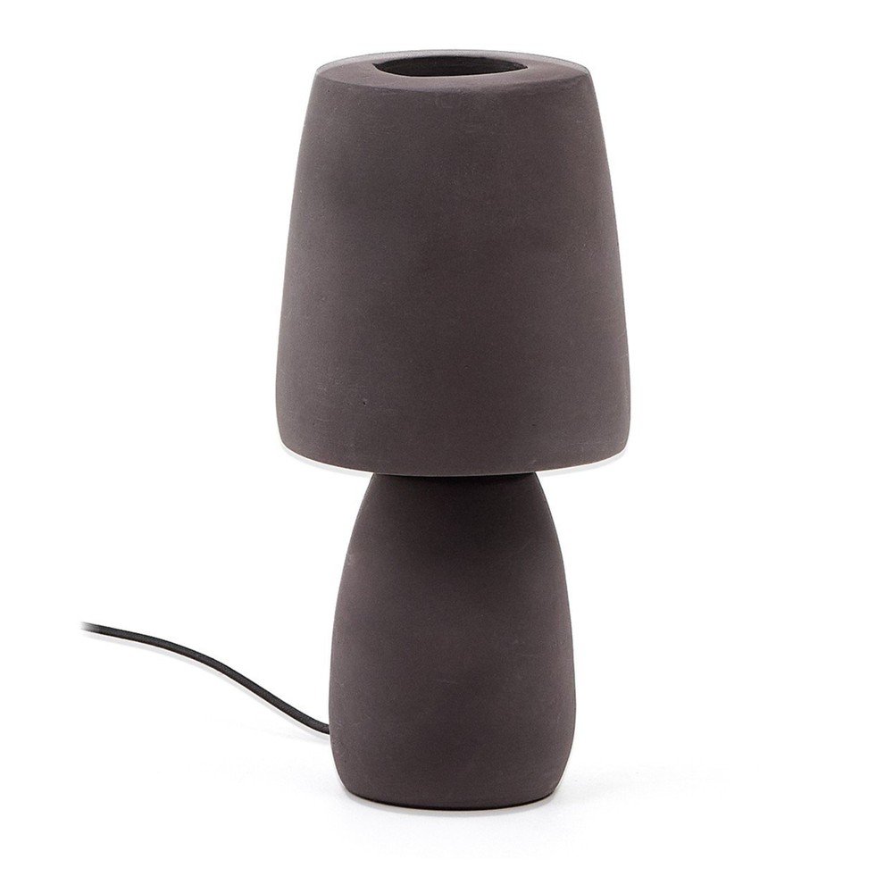 Tmavohnedá stolová lampa (výška 30 cm) Tandy – Kave Home