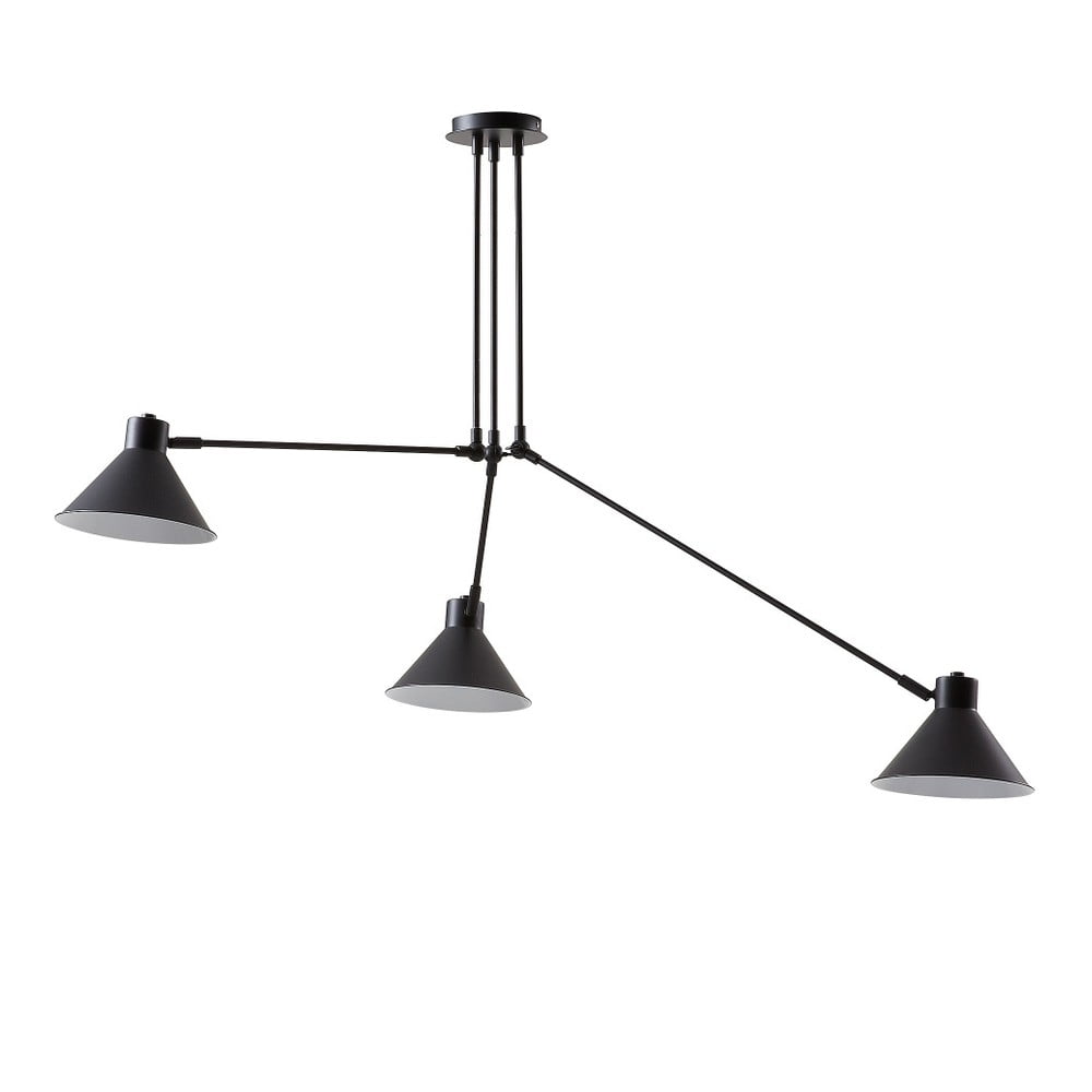 Čierne stropné svietidlo 80x80 cm Dione – Kave Home