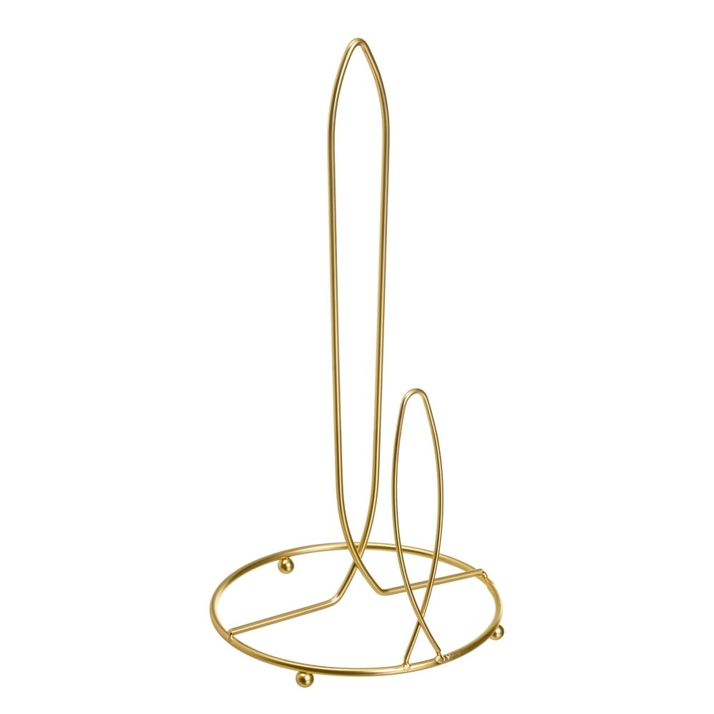 Kovový stojan na papierové utierky v zlatej farbe ø 16 cm – Casa Selección