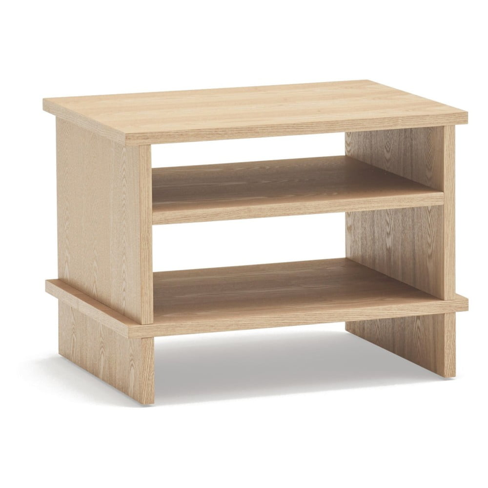 Nočný stolík v dekore duba v prírodnej farbe Inari – Teulat