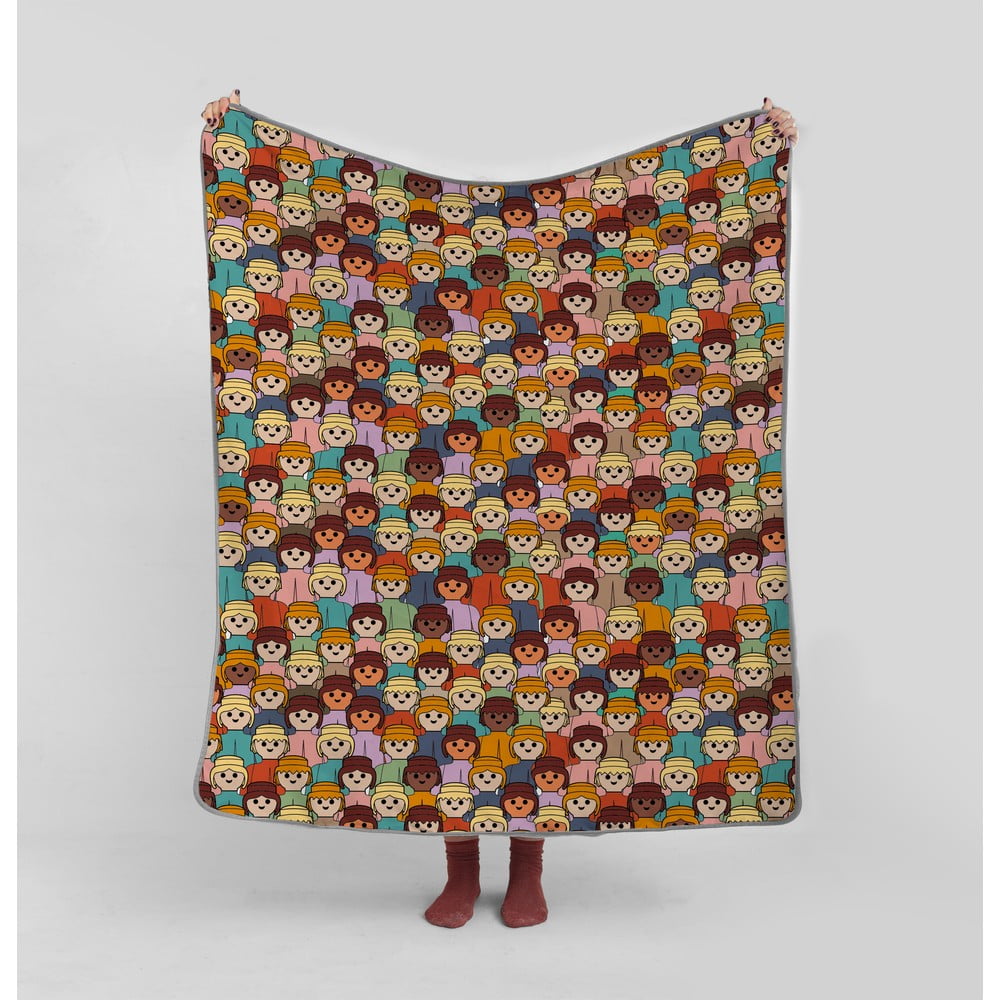 Detská deka z mikrovlákna 130x130 cm Invasion – Playmobil