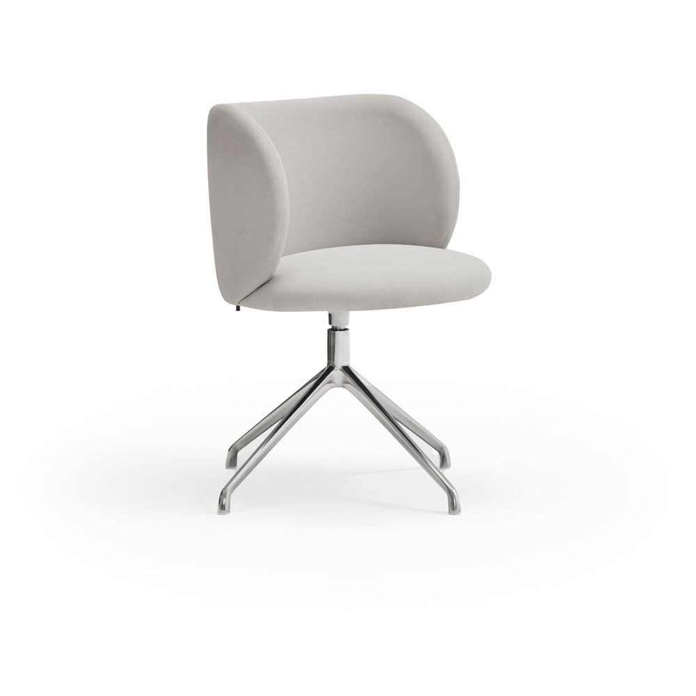 Svetlosivé čalúnené jedálenské kreslo Mogi – Teulat