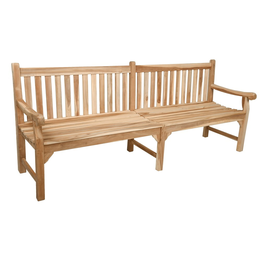 Drevená záhradná lavica v prírodnej farbe Madura – Garden Pleasure