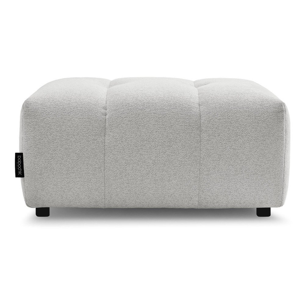 Svetlosivá ženilková podnožka Roxelane – Bobochic Paris