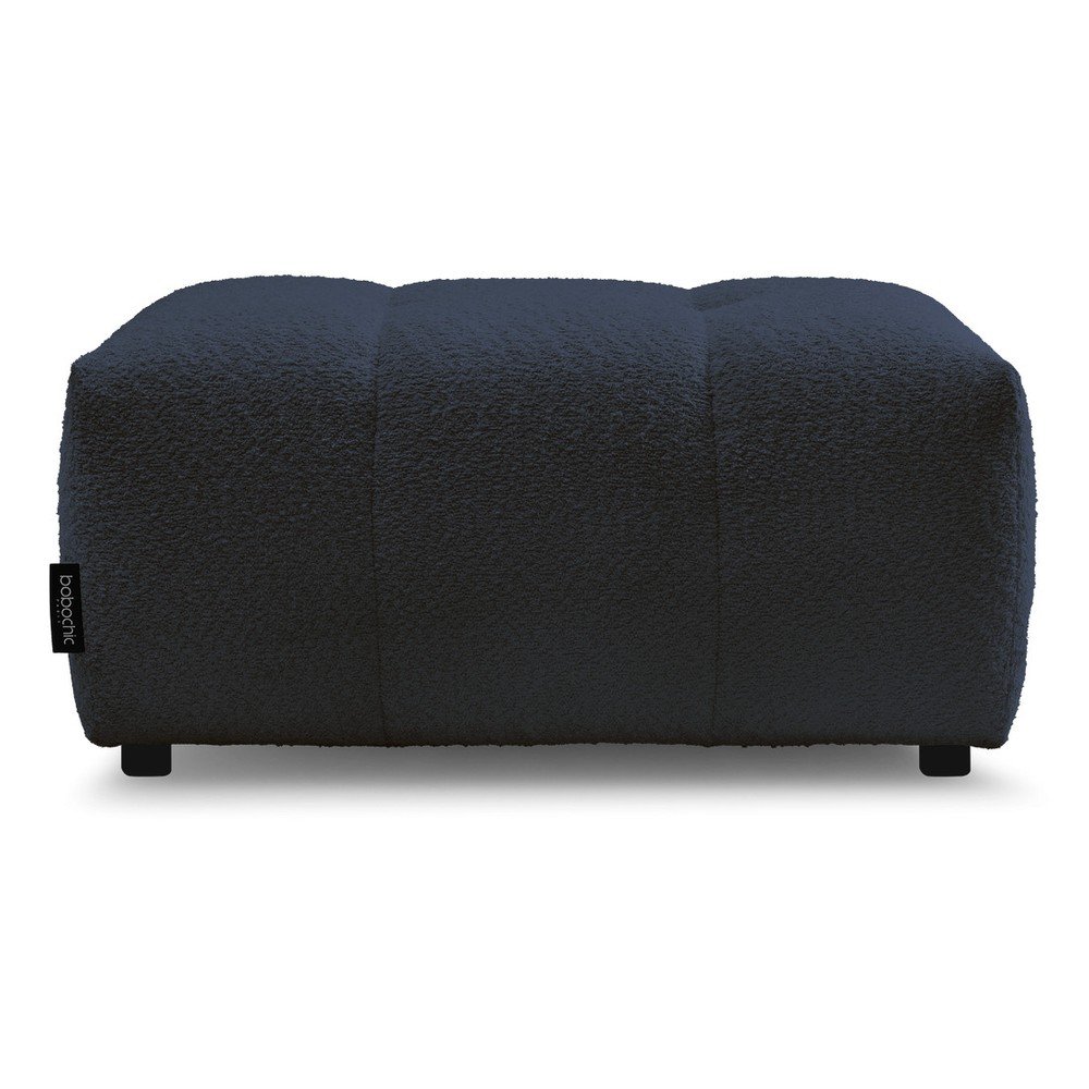 Modrá podnožka z textílie buklé Roxelane – Bobochic Paris