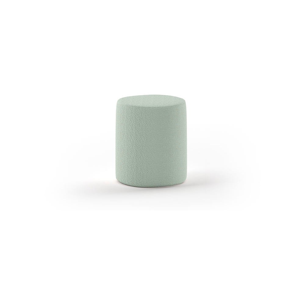 Svetlozelený detský puf z textílie buklé MOON – Vipack