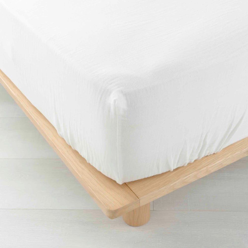 Biela napínacia mušelínová plachta 160x200 cm Angelia – douceur d'intérieur
