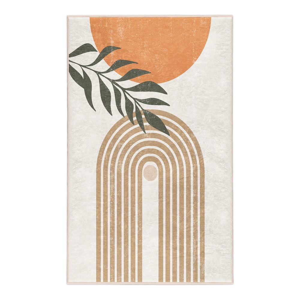 Krémový prateľný koberec 160x230 cm Dot Arch – Mila Home