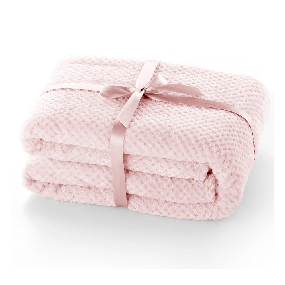 Púdrovoružová deka z mikrovlákna DecoKing Henry