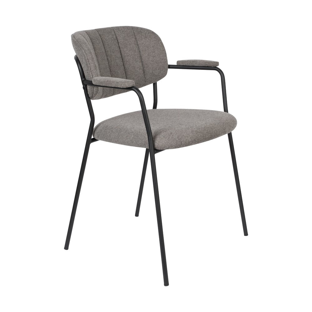 Svetlosivé jedálenské stoličky v súprave 2 ks Jolien – White Label