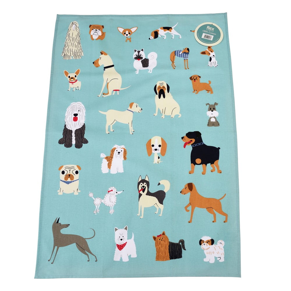 Modrá bavlnená utierka Rex London Best in Show