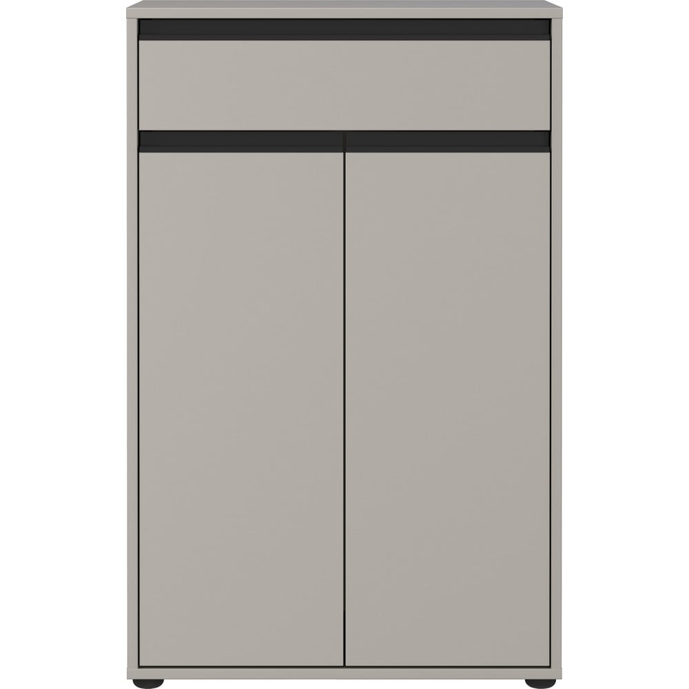 Sivá vysoká kúpeľňová skrinka 63x98 cm Lemont – Germania