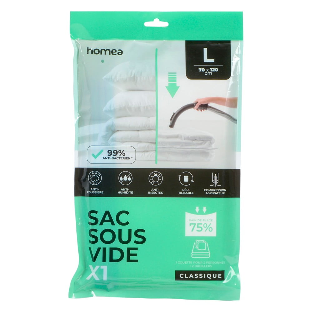 Vákuové vrece Antibacterial – Homéa