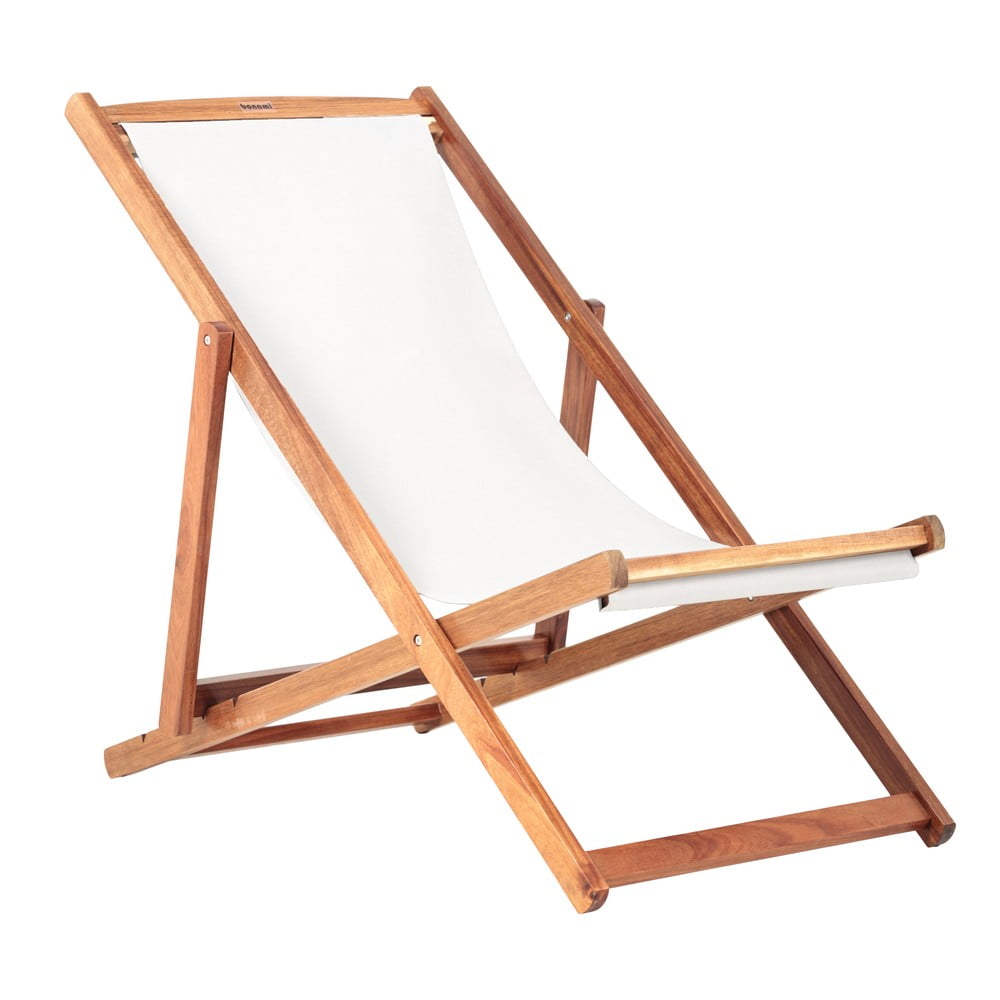 Béžové/v prírodnej farbe drevené záhradné ležadlo Dionysus – Bonami Essentials