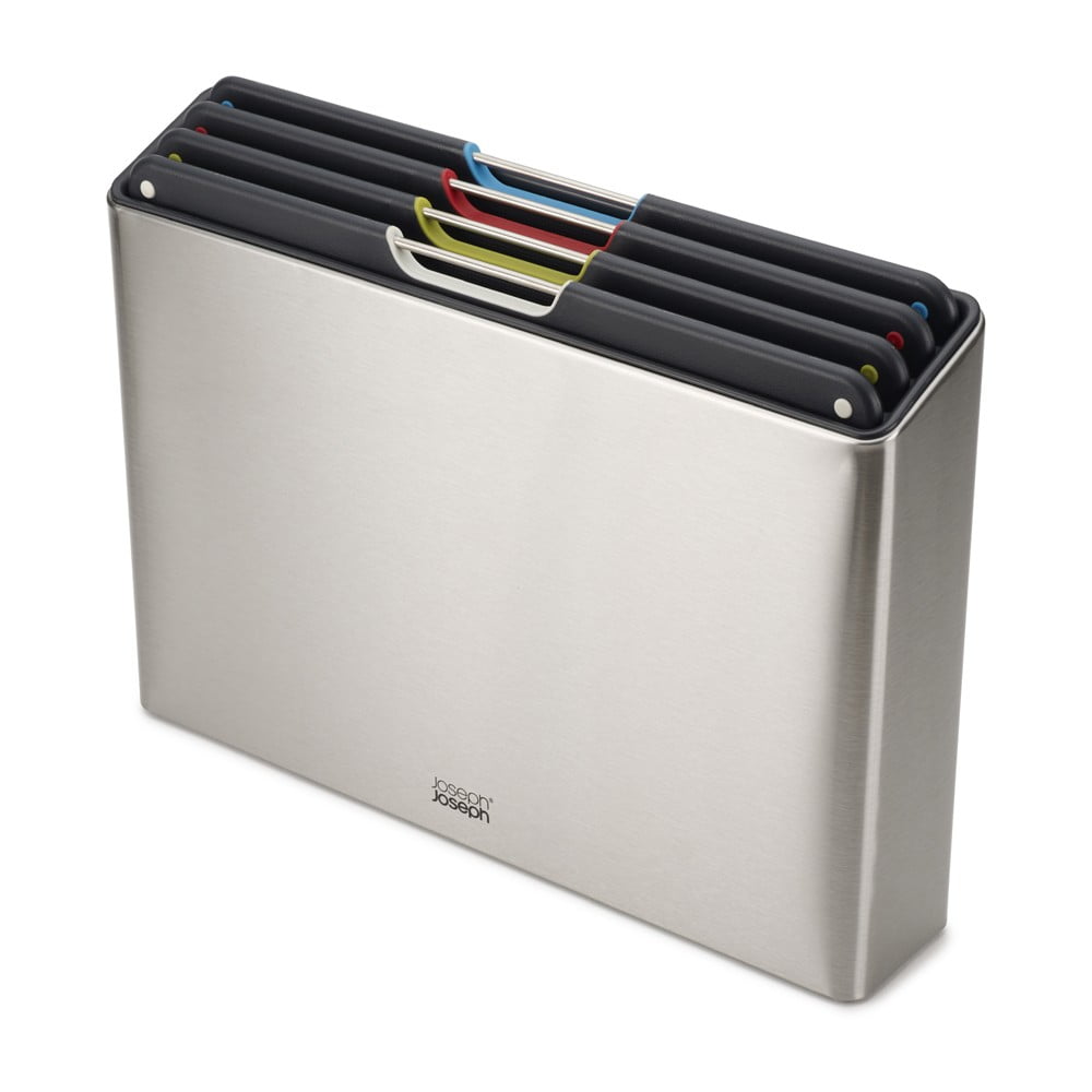 Dosky v súprave 4 ks so stojanom 7x35.5 cm Folio – Joseph Joseph