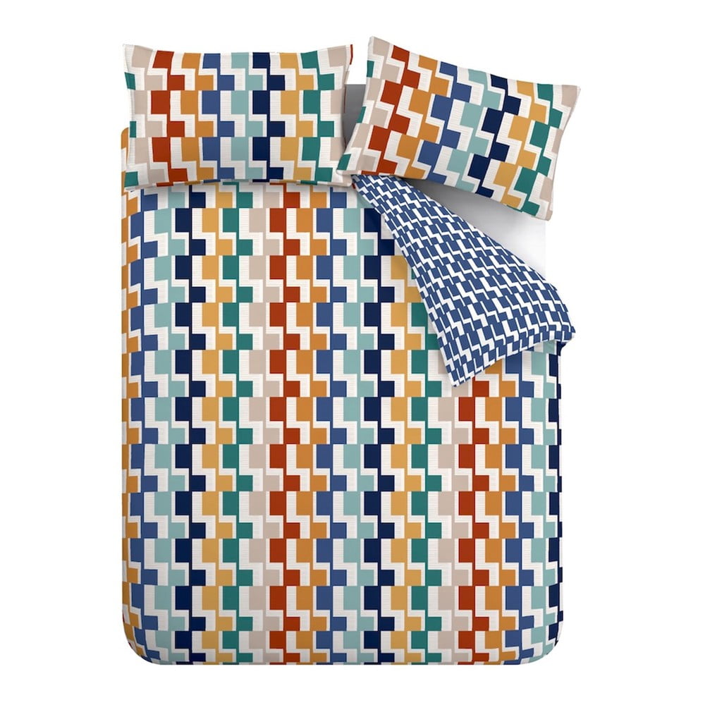 Obliečky na jednolôžko 135x200 cm Bryson Geo – Catherine Lansfield