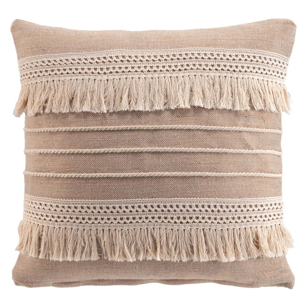 Dekoračný vankúš s prímesou juty 45x45 cm Cirrus – douceur d'intérieur