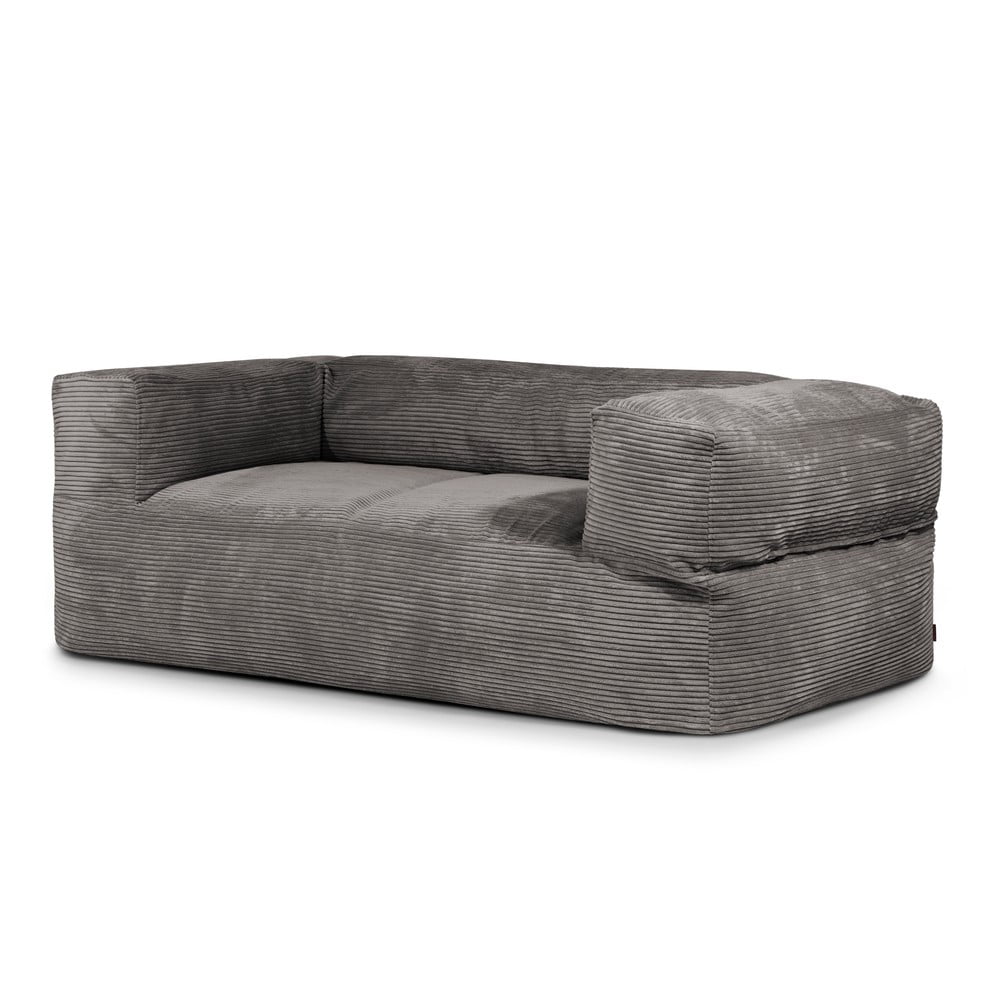 Tmavosivý menčestrový sedací vak Sofa MooG – SLOWDOWN