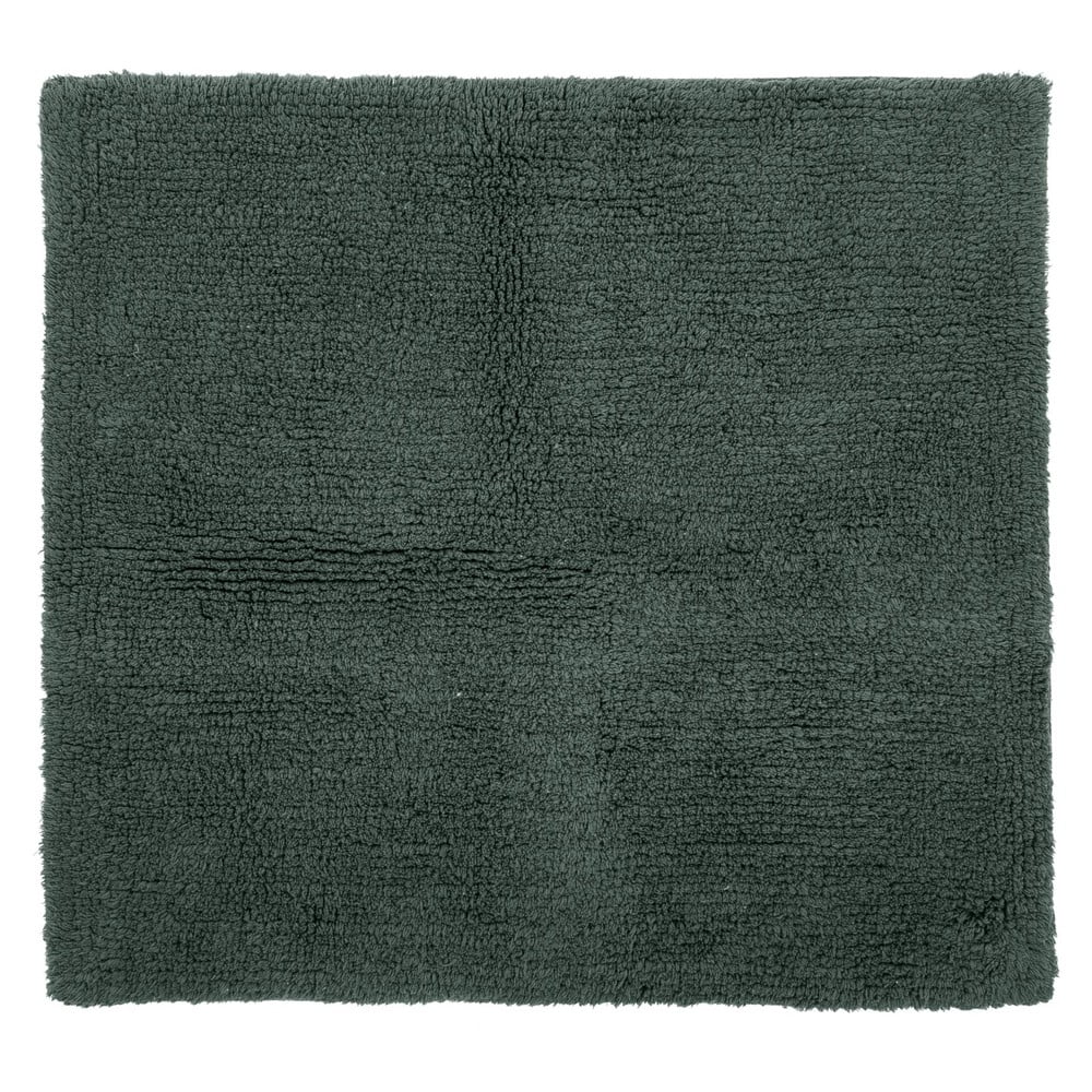 Tmavozelená kúpeľňová predložka 60x60 cm Riva - Tiseco Home Studio