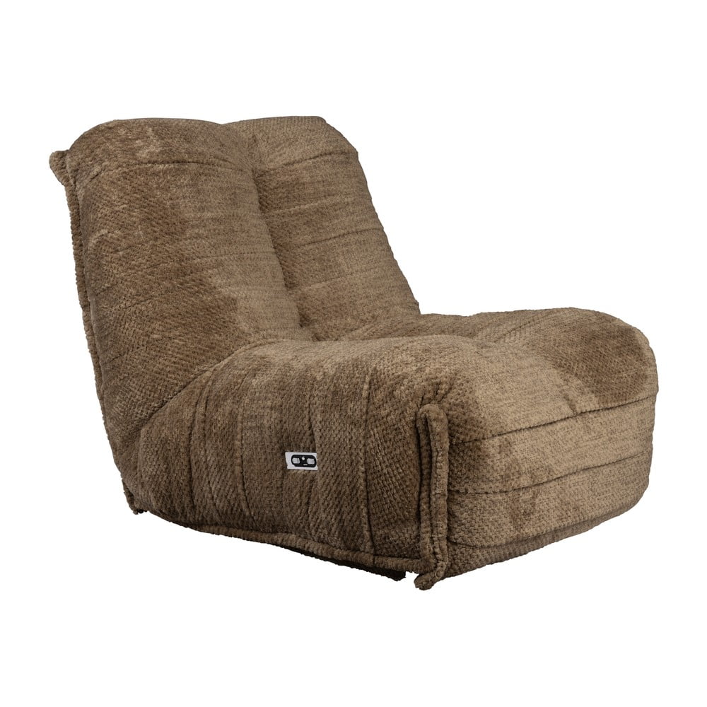 Hnedé polohovacie relaxačné kreslo Hamilton – Dutchbone