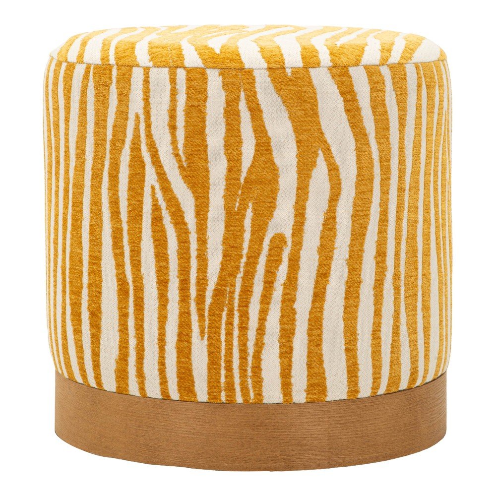 Taburet v horčicovej farbe Savana – Mauro Ferretti