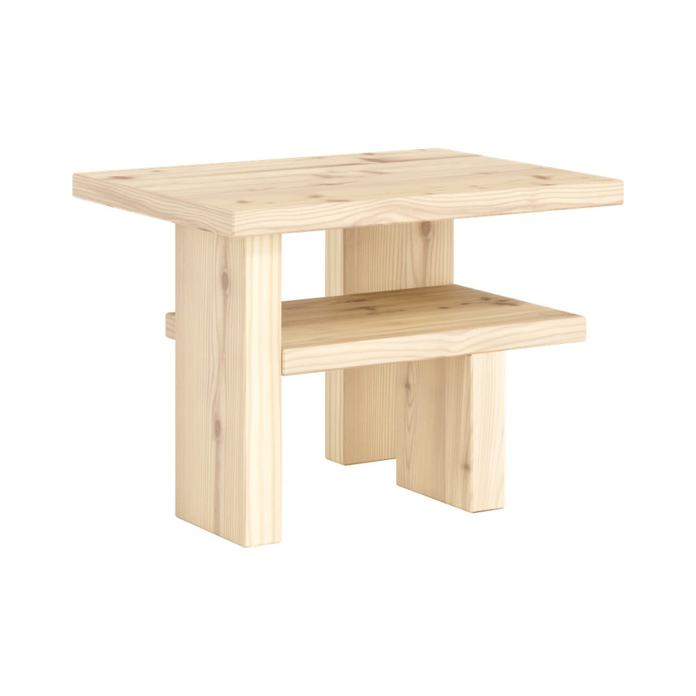 Odkladací stolík z borovicového dreva 34x45 cm Japan – Karup Design