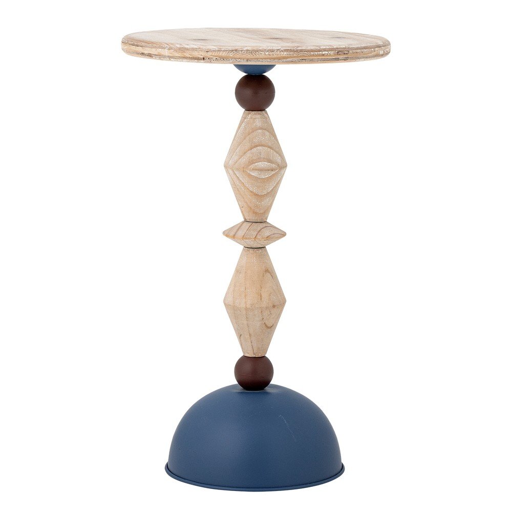 Okrúhly odkladací stolík z jedlového dreva ø 30 cm Mannelli – Bloomingville