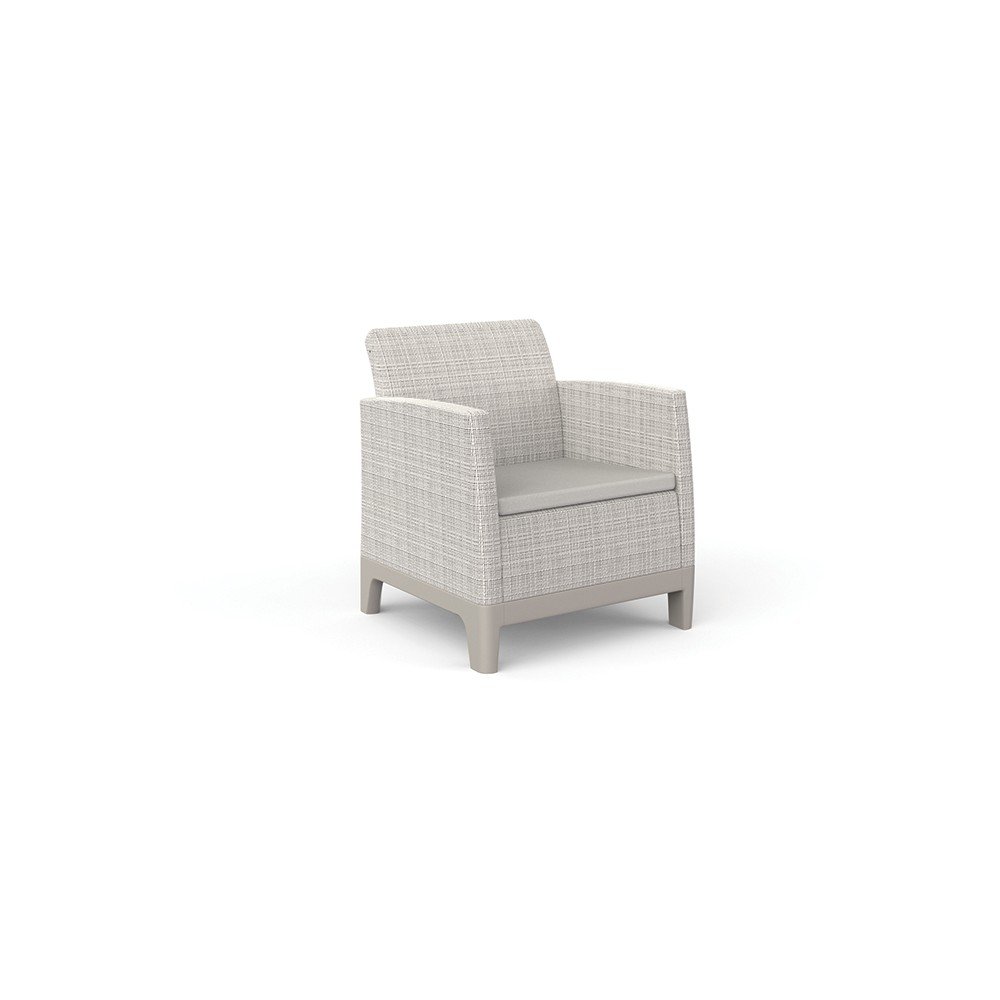 Sivobéžové plastové záhradné kreslá v súprave 2 ks Scandi Forma – Keter