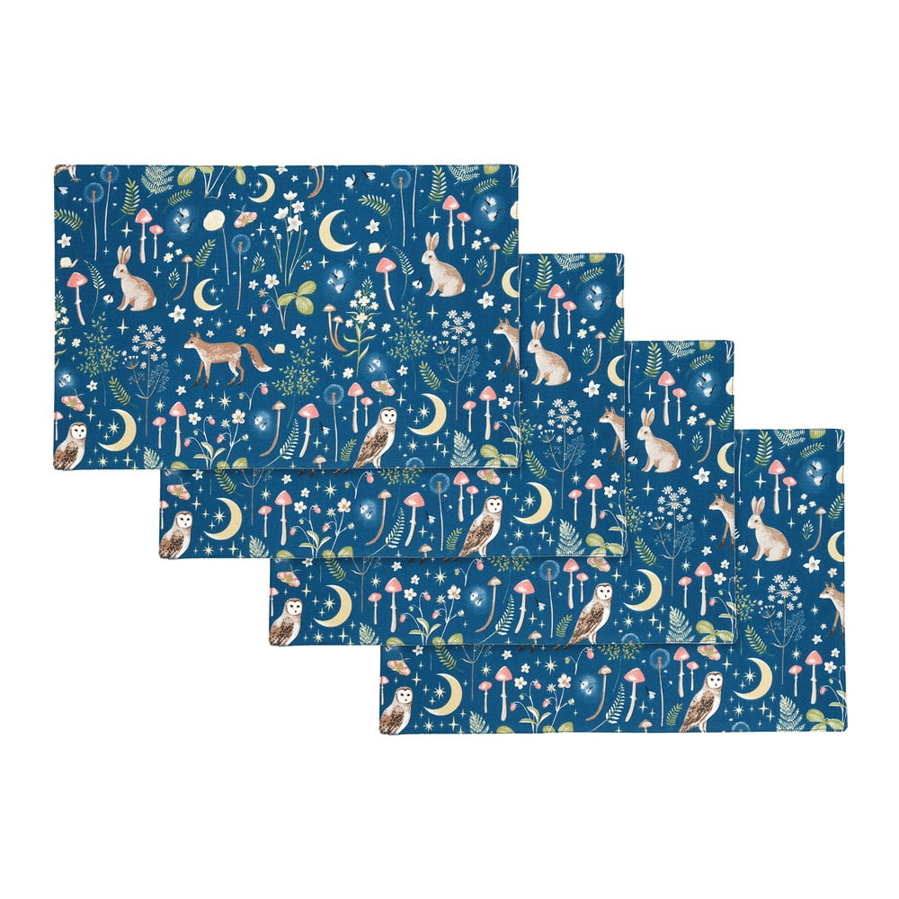 Bavlnené prestieranie v súprave 4 ks 30x46 cm Enchanted Twilight Animals – Catherine Lansfield