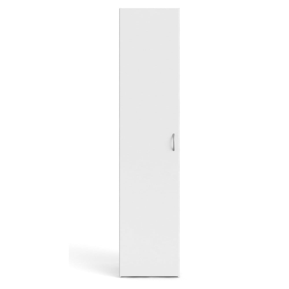 Biela šatníková skriňa 39x175 cm Space – Tvilum