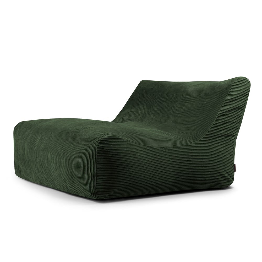 Zelený menčestrový sedací vak Sofa Lounge – SLOWDOWN