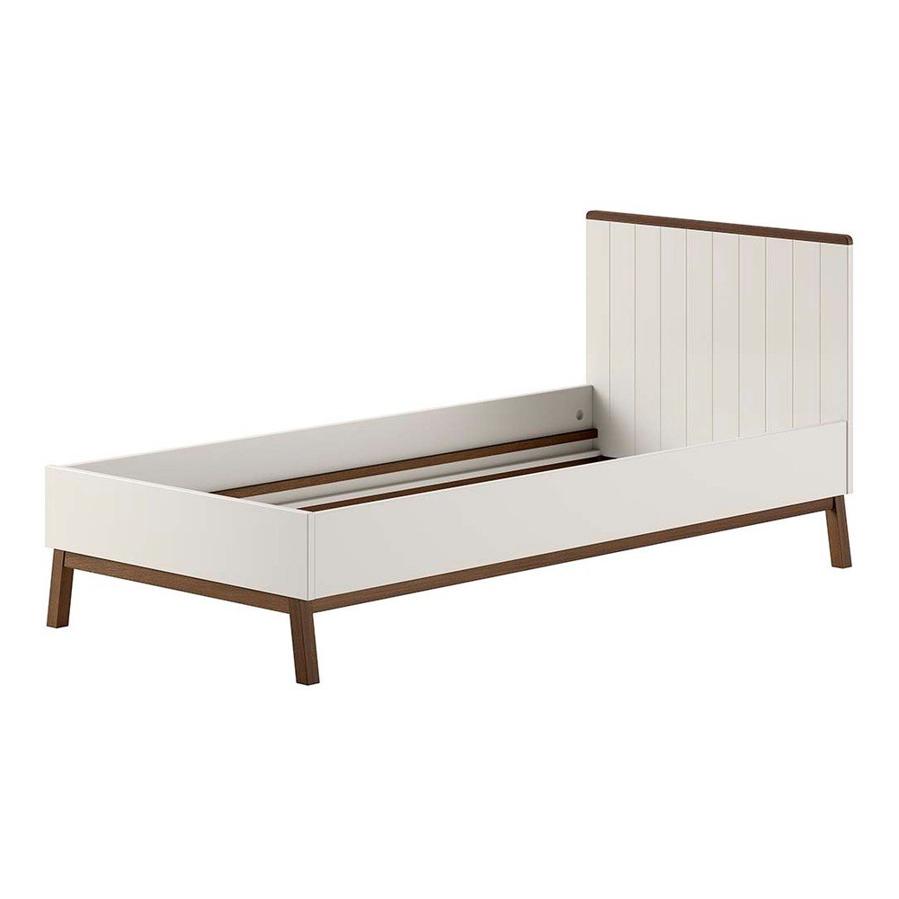 Béžová detská posteľ z borovicového dreva bez roštu 90x200 cm Sezane – Vipack