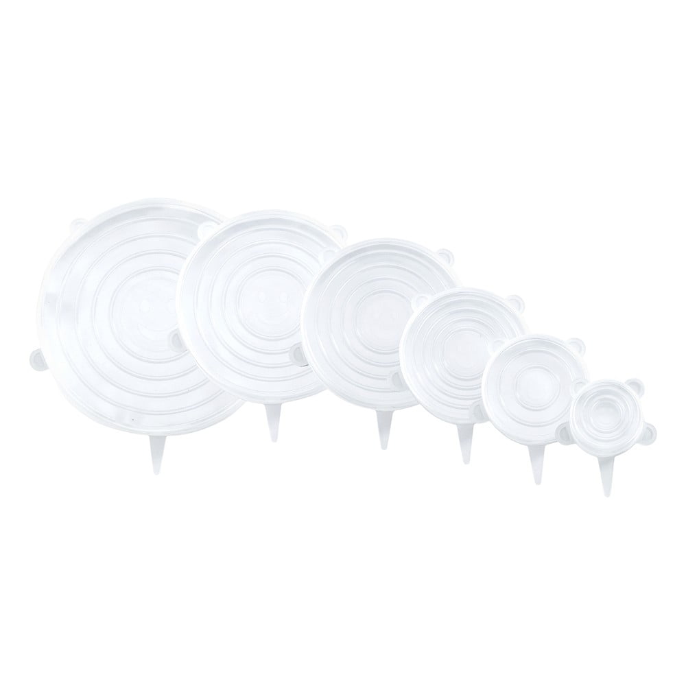 Silikónové univerzálne viečka na potraviny v súprave – Maximex